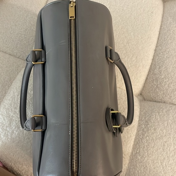 Saint Laurent Mini Duffle Bag in grey with strap & authenticity card - Picture 6 of 10